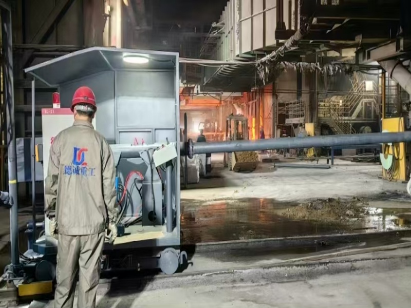 擋渣車(chē)客戶現(xiàn)場(chǎng)調(diào)試